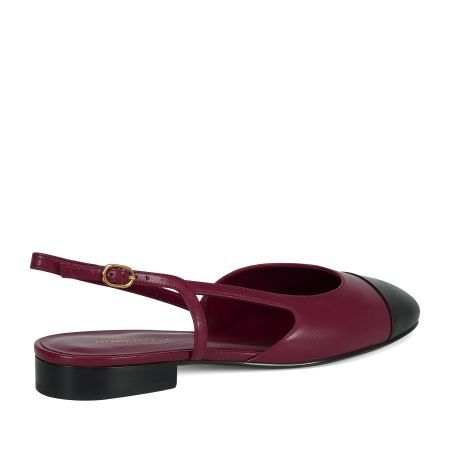 женские балетки с ремешком на пятке EKONIKA PREMIUM (PM00766CN-04-mulbe-black-26S) #5
