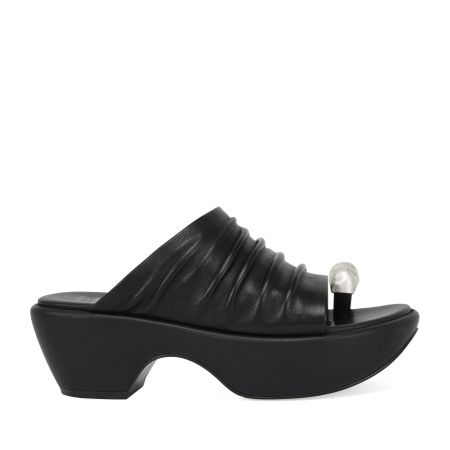 женские мюли EKONIKA × YULIAWAVE (WE01274CN-01-black-25S) #1