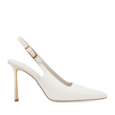женские туфли слингбэки EKONIKA PREMIUM (PM01023CN-02-off.white-25S) #1