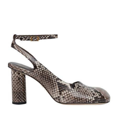 женские туфли слингбэки EKONIKA PREMIUM (PM00869CN-01-snake.brown-25S) #1