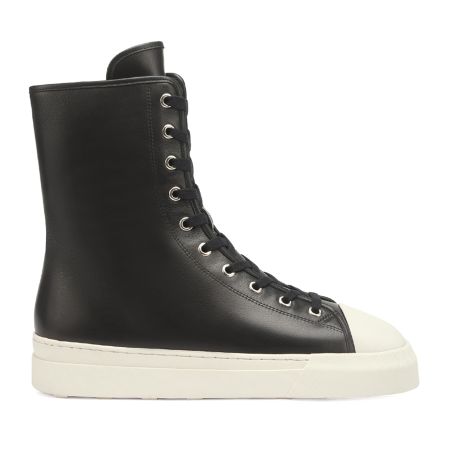 женские зимние кеды EKONIKA PREMIUM (PM00795CN-20-black-white-24W) #1