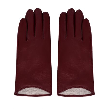 женские перчатки EKONIKA PREMIUM (PM33194-wine-25W) #1