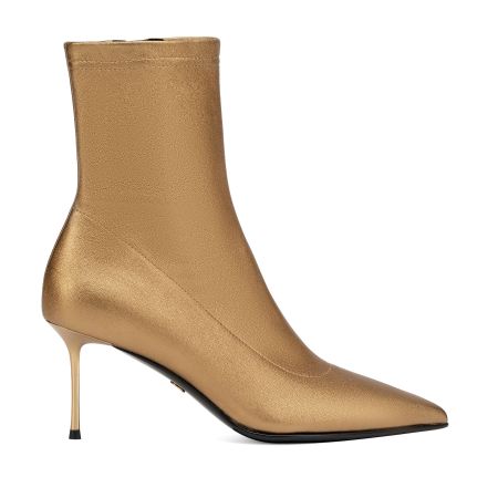 женские демисезонные ботильоны EKONIKA PREMIUM (PM00866CN-21-dk.gold-25S) #1