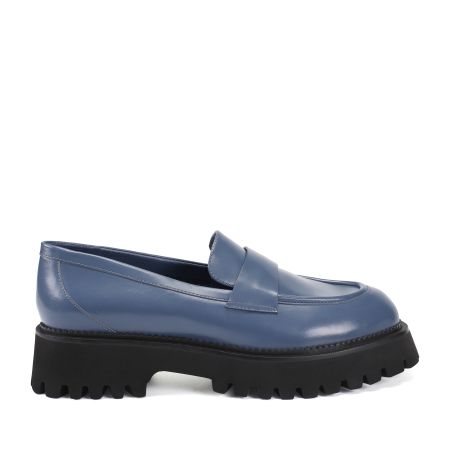 женские демисезонные лоферы EKONIKA PREMIUM (PM00109CN-01-blue-22Z) #1