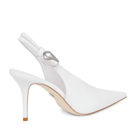 женские туфли с ремешком на пятке EKONIKA PREMIUM (PM01381CN-05-white-26S) #5