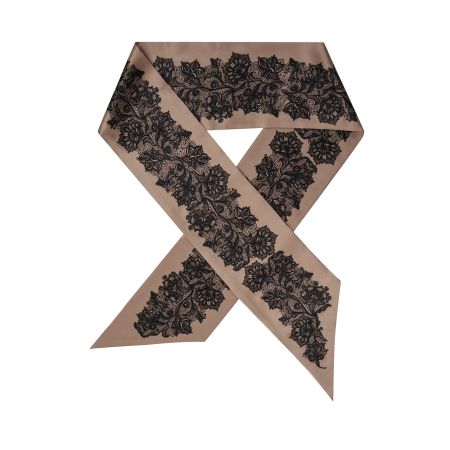 женский шарф EKONIKA PREMIUM (PM44655-beige-black-25S) #1