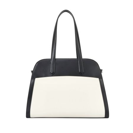 женский шоппер и кошелек (комплект) EKONIKA PREMIUM (PM38358CN-02-white-black-25S) #1