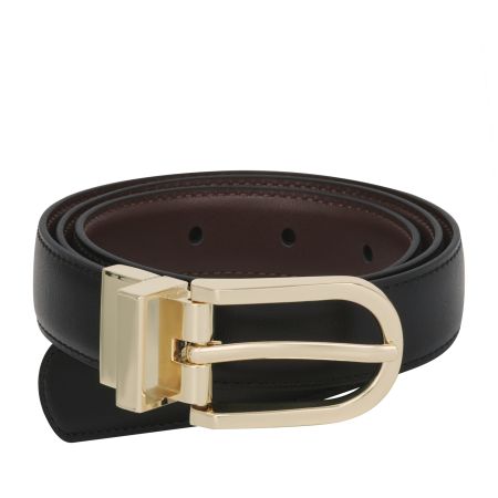 женский двусторонний ремень EKONIKA (EN32885-black-walnut-25W) #1