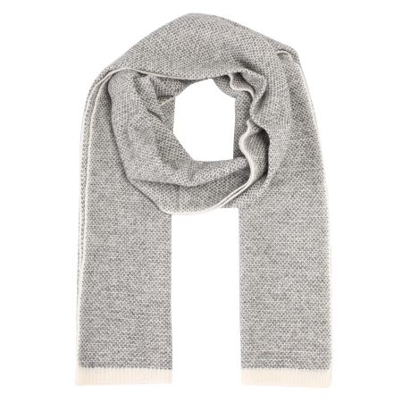 женский палантин EKONIKA PREMIUM (PM44134-grey-white-22Z) #1