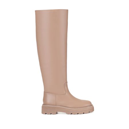 женские демисезонные ботфорты EKONIKA PREMIUM (PM09153CN-24-dk.beige-22Z) #1