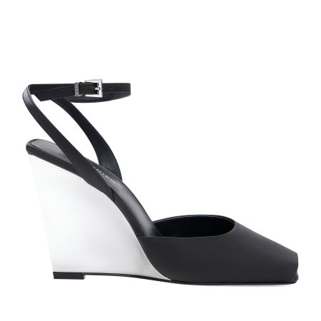 женские летние слингбэки EKONIKA (EN01329CN-04-silver-black-26S) #1
