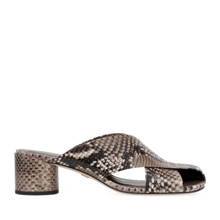 женские летние мюли EKONIKA PREMIUM (PM01284CN-01-snake.brown-25S) #1
