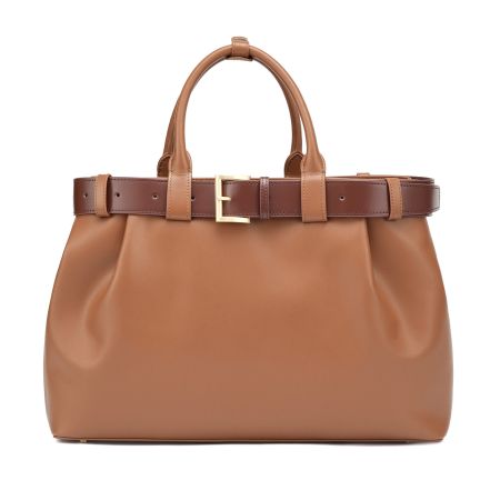 женский шоппер и ремень (комплект) EKONIKA (EN39474-caramel-browny-24W) #1