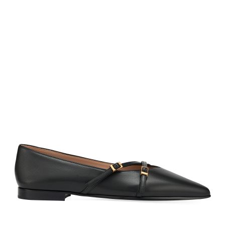 женские балетки Мэри Джейн EKONIKA PREMIUM (PM09051CN-17-black-25S) #1