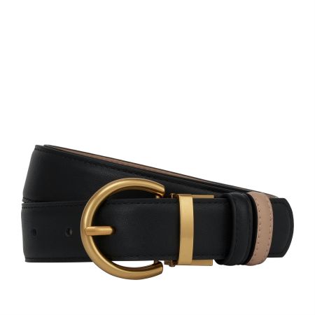 женский ремень EKONIKA PREMIUM (PM32537-black-beige-25S) #1