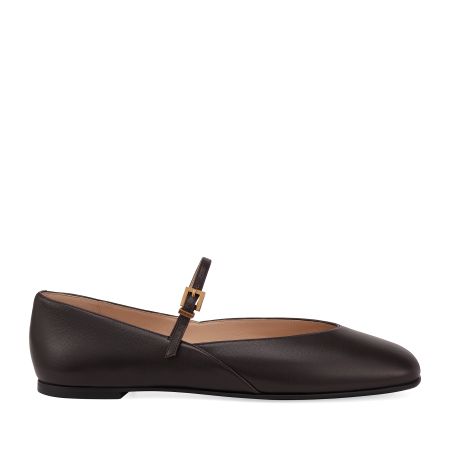 женские балетки Мэри Джейн EKONIKA (EN01079CN-02-dk.brown-25S) #1