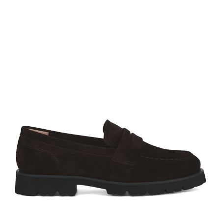 женские демисезонные лоферы EKONIKA (EN00446CN-06-dk.brown-25W) #1
