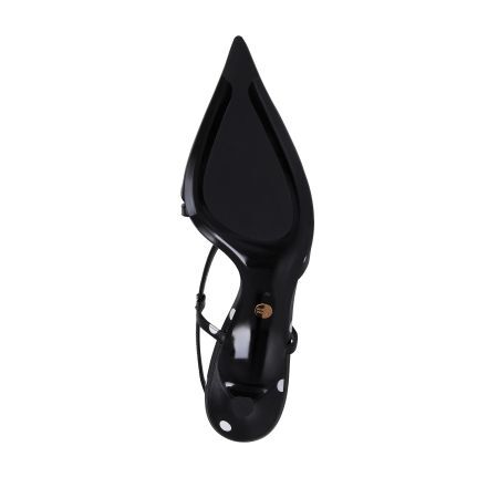 женские туфли с ремешком на пятке EKONIKA PREMIUM (PM01635CN-02-black-white-26S) #4
