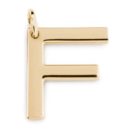 подвеска большая буква F EKONIKA (EN-F-big-gold-UNI) #1