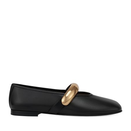 женские балетки Мэри Джейн EKONIKA PREMIUM (PM00814CN-06-2-black-25S) #1