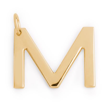 подвеска большая буква M EKONIKA (EN-M-big-gold-UNI) #1