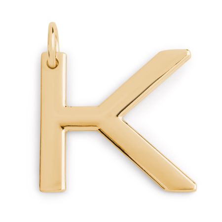 подвеска большая буква K EKONIKA (EN-K-big-gold-UNI) #1