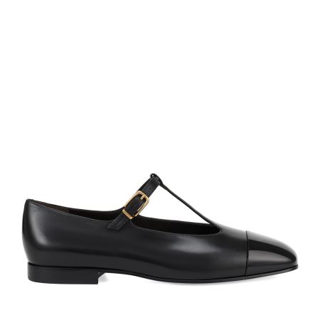 женские балетки Мэри Джейн EKONIKA PREMIUM (PM00699CN-04-black-25W) #1