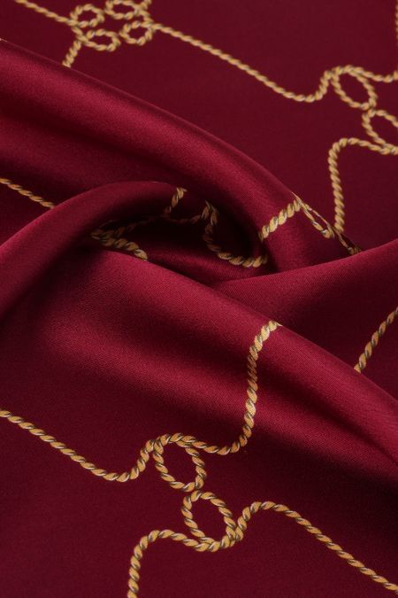 женский платок EKONIKA PREMIUM (PM44873-wine-off.white-26W) #4