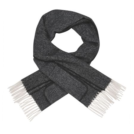 женский палантин EKONIKA (EN44556-black-white-25W) #1