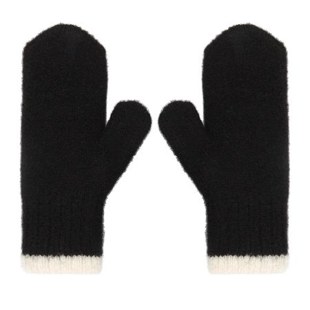 женские варежки EKONIKA (EN33292-black-white-25W) #1