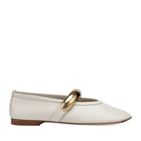 женские балетки Мэри Джейн EKONIKA PREMIUM (PM00814CN-06-off.white-25S) #1