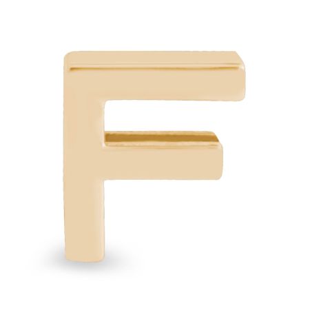 подвеска маленькая буква F EKONIKA (EN-F-small-gold-UNI) #1