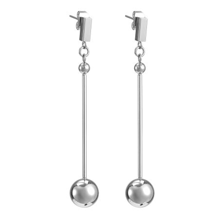 женские серьги EKONIKA PREMIUM (PM49156-silver-22L) #1