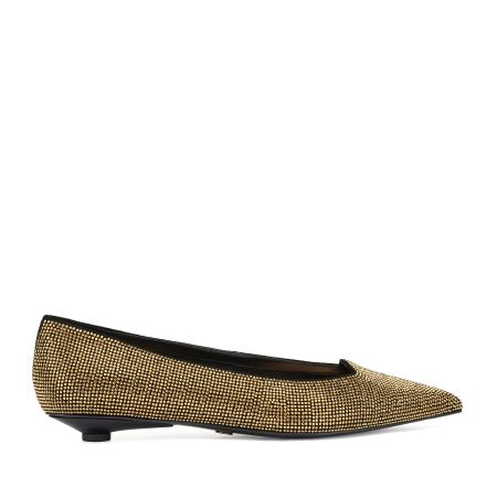 женские балетки EKONIKA PREMIUM (PM01083CN-01-dk.gold-black-25S) #1