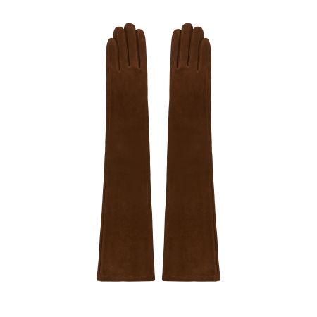женские длинные перчатки EKONIKA × KALMANOVICH (KL33990-browny-25W) #1