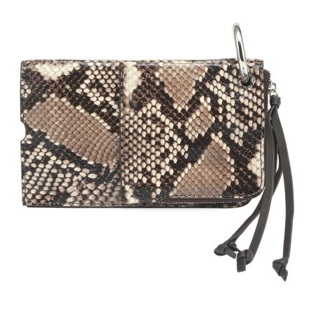 женская сумка-чехол и визитница (комплект) EKONIKA PREMIUM (PM38406-snake.brown-24W) #1
