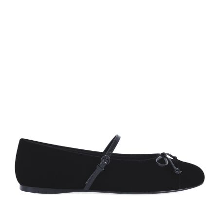 женские балетки Мэри Джейн EKONIKA (EN01141CN-01-black-25W) #1