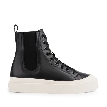 женские демисезонные высокие кеды EKONIKA (EN01026TR-20-black-24W) #1