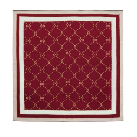 женский платок EKONIKA PREMIUM (PM44873-wine-off.white-26W) #2