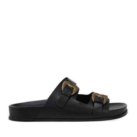 женские летние мюли EKONIKA PREMIUM (PM01319CN-10-black-25S) #1