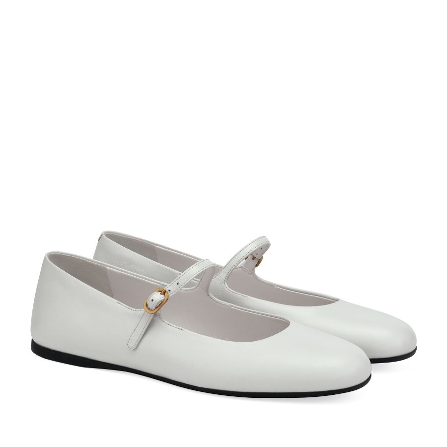 женские балетки Мэри Джейн EKONIKA PREMIUM PM01090CN-06-white-25S, фото 2