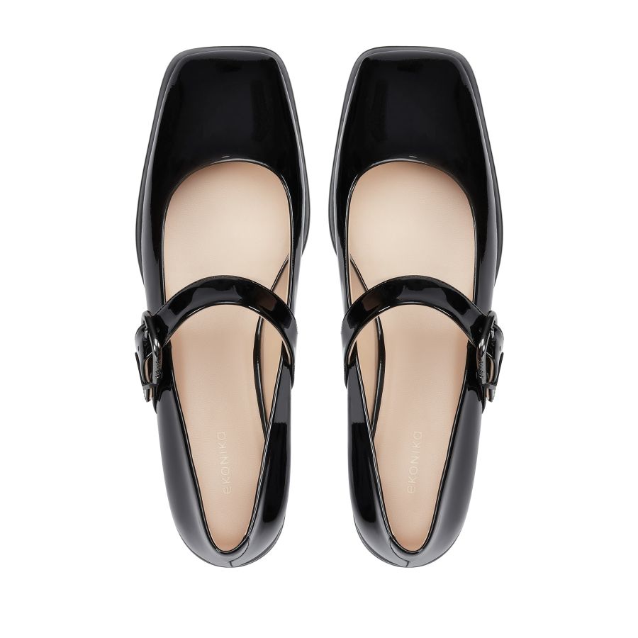 женские балетки Мэри Джейн EKONIKA EN00980CN-01-black-25S, фото 3