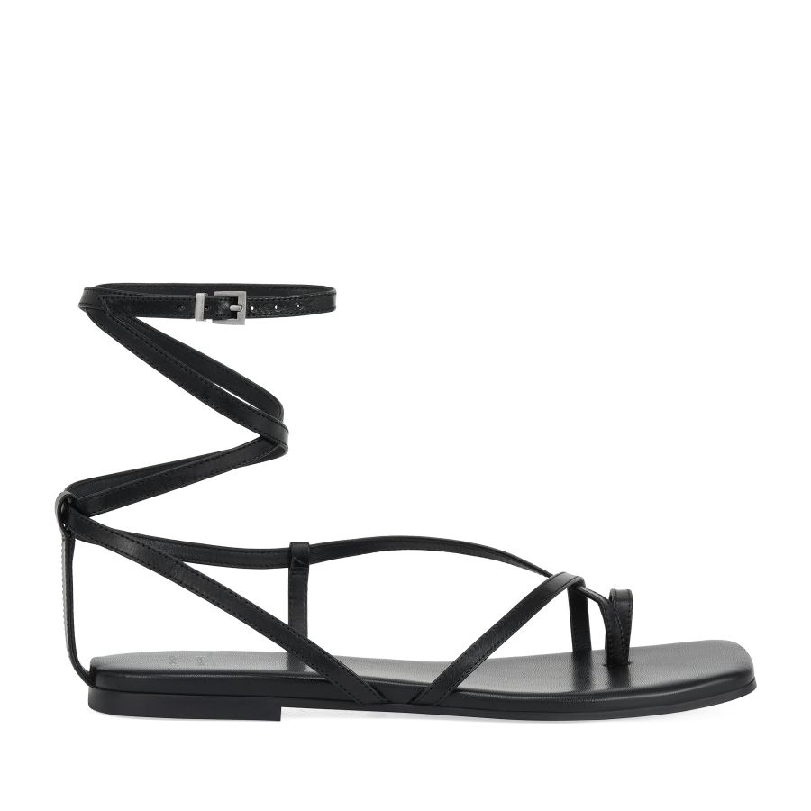 женские сандалии EKONIKA × YULIAWAVE WE01273CN-02-black-25S, фото 1