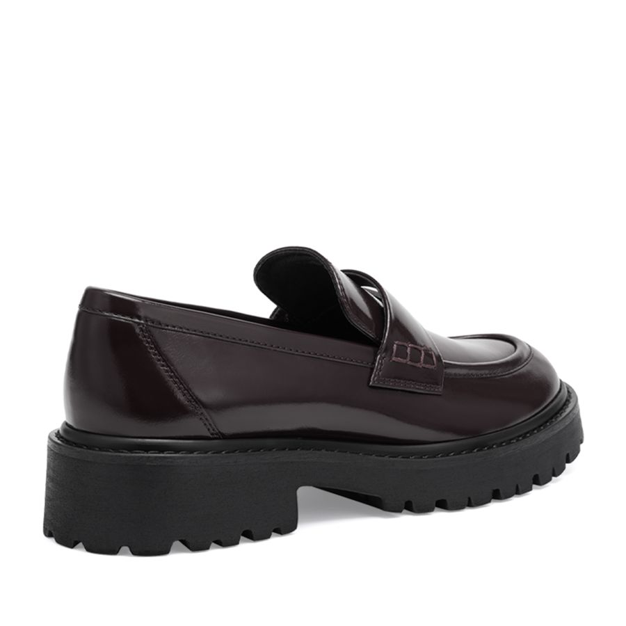 женские демисезонные лоферы EKONIKA EN00909CN-03-dk.bordo-24W, фото 5