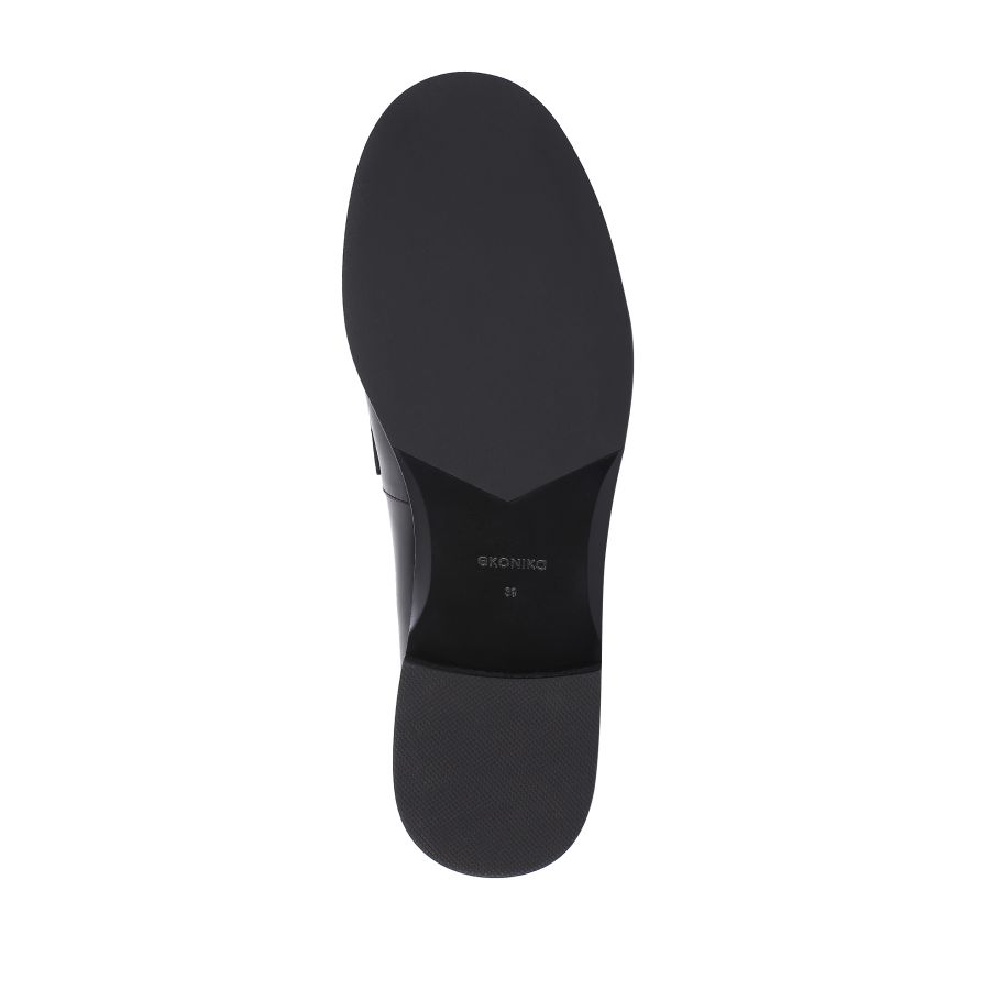 женские демисезонные лоферы EKONIKA EN01465CN-04-black-24L, фото 4