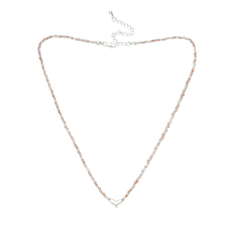 женские колье (набор 2 шт.) EKONIKA EN41556-pink-silver-25S, фото 2