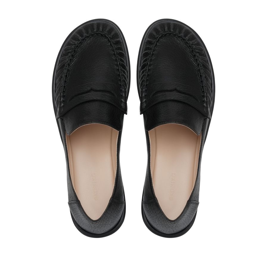женские демисезонные лоферы EKONIKA EN00209CN-04-black-25S, фото 3