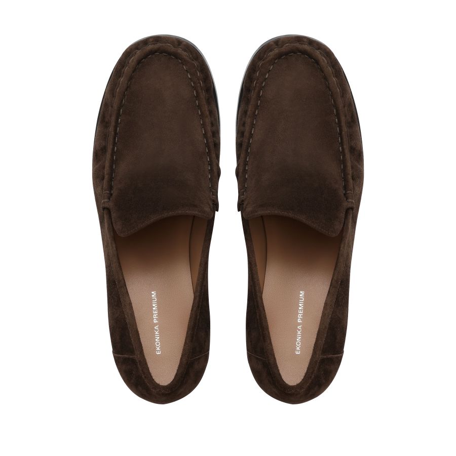 женские демисезонные лоферы EKONIKA PREMIUM PM01165CN-01-mocca-25S, фото 3
