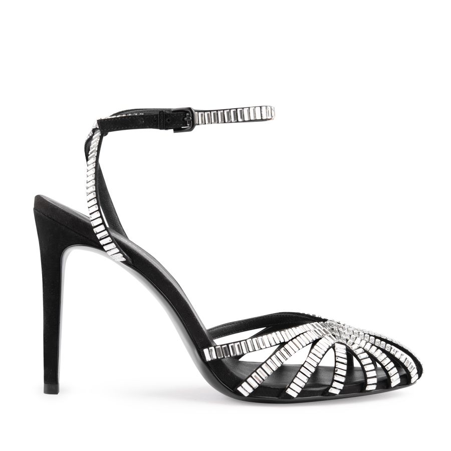 женские босоножки EKONIKA EN01202CN-01-black-silver-25S, фото 1