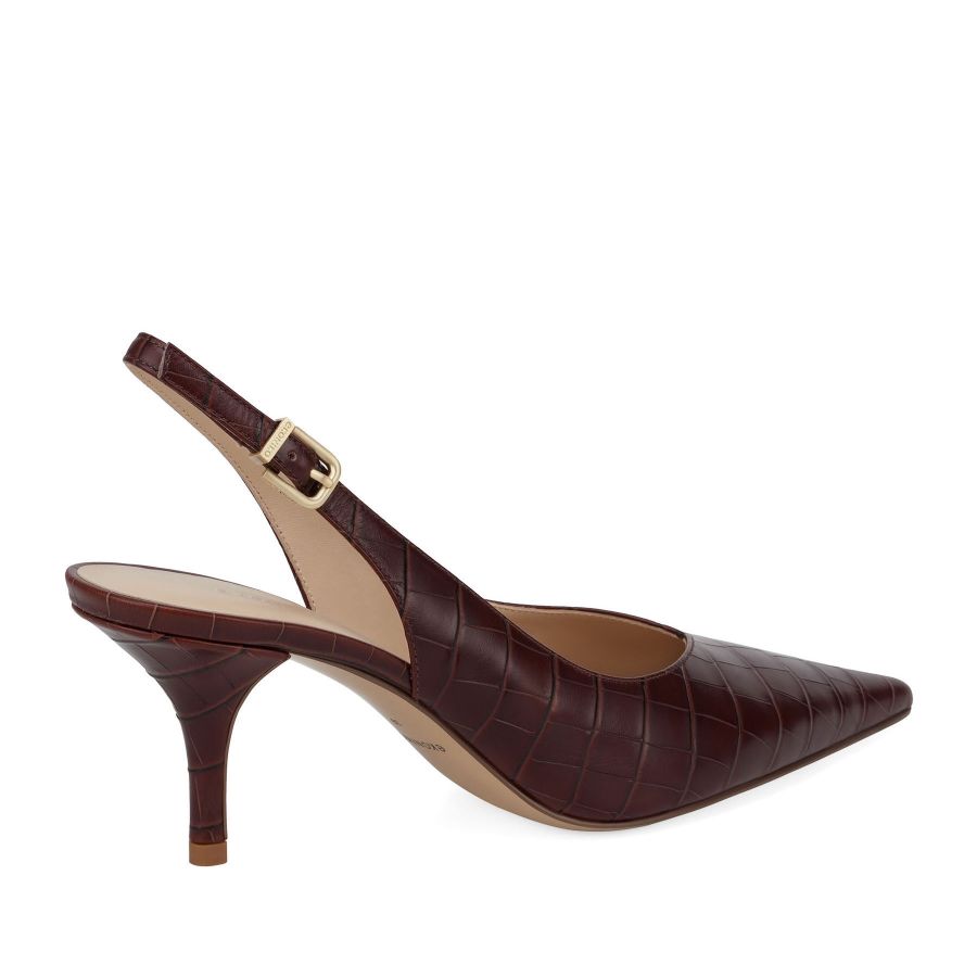 женские туфли слингбэки EKONIKA EN01250CN-01-browny-25S, фото 5